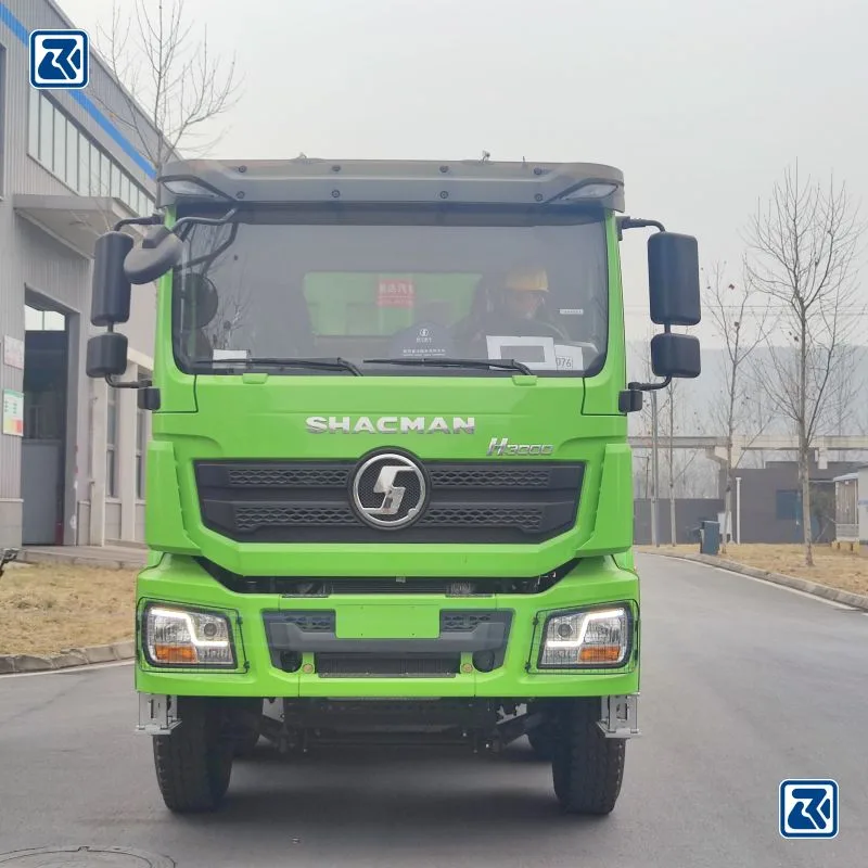 Cabine de camion-benne Shacman H3000 6X4 et grande benne robuste pour les applications lourdes