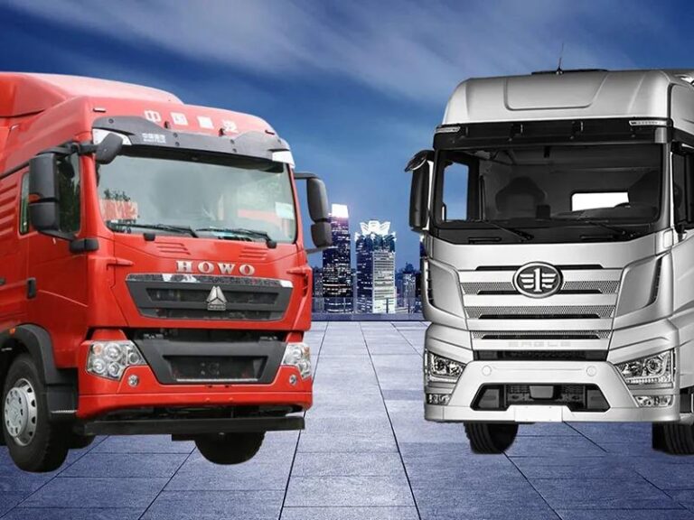 Camions HOWO et FAW
